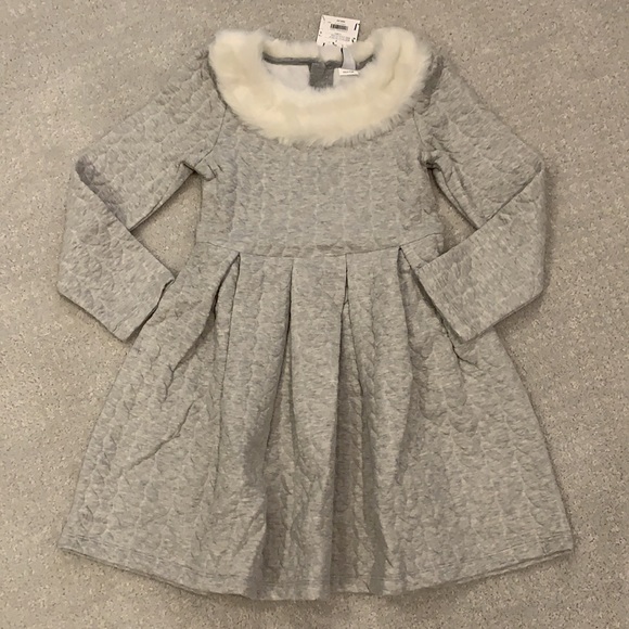 NEW Janie and Jack Quilted Dress - Picture 2 of 5